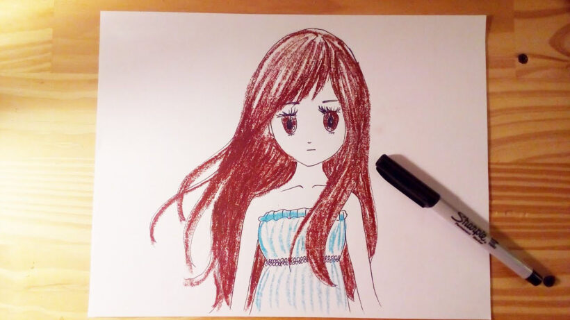 Cách vẽ anime nữ đơn giản bằng bút chì cực đẹp - META.vn