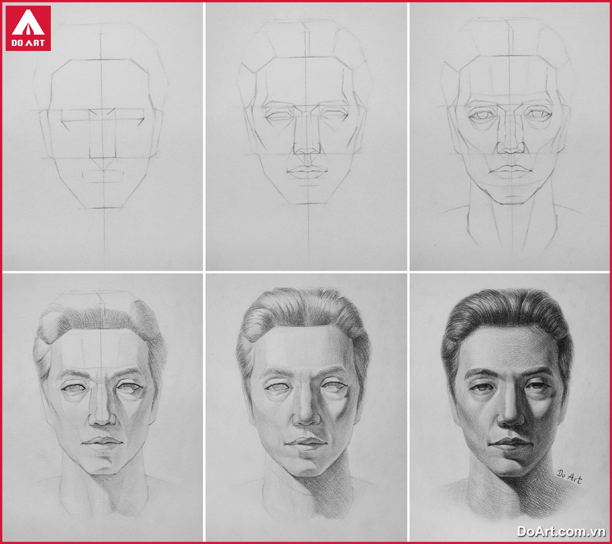 Kinh nghiệm vẽ chân dung chuẩn xác  Trung tâm luyện thi đại học khối V  khối H tại Hà Nội