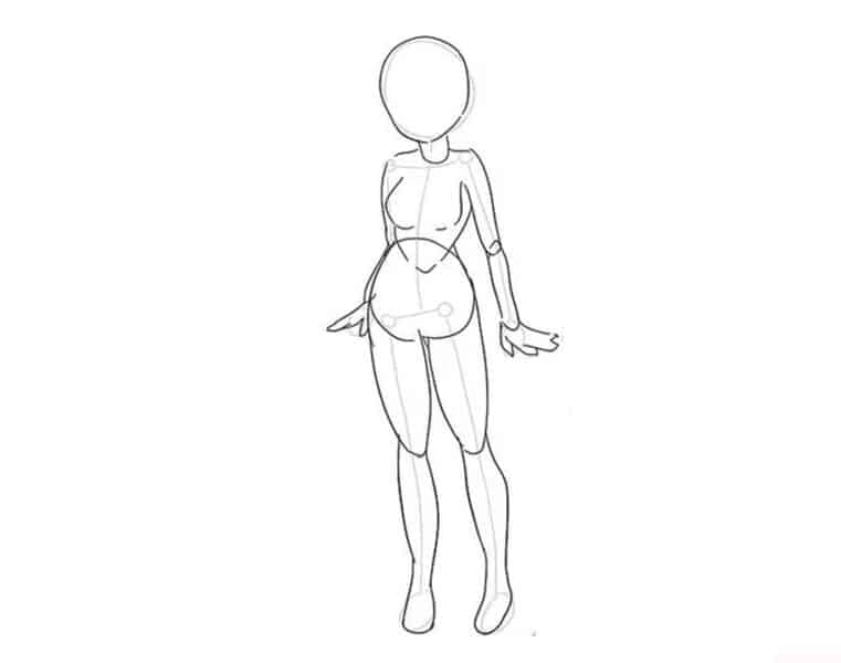 Thủ Thuật Cách Vẽ Body Anime Nữ Anime, Cách Vẽ Anime Đơn Giản Cho Người Mới  Bắt Đầu