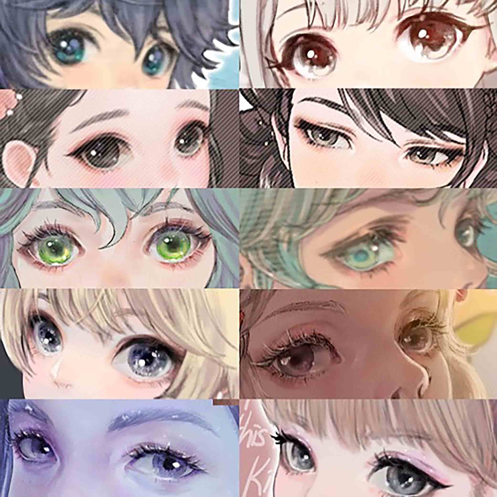 Tổng hợp 25 hình vẽ mắt anime nữ đẹp chắc chắn bạn sẽ mê đắm