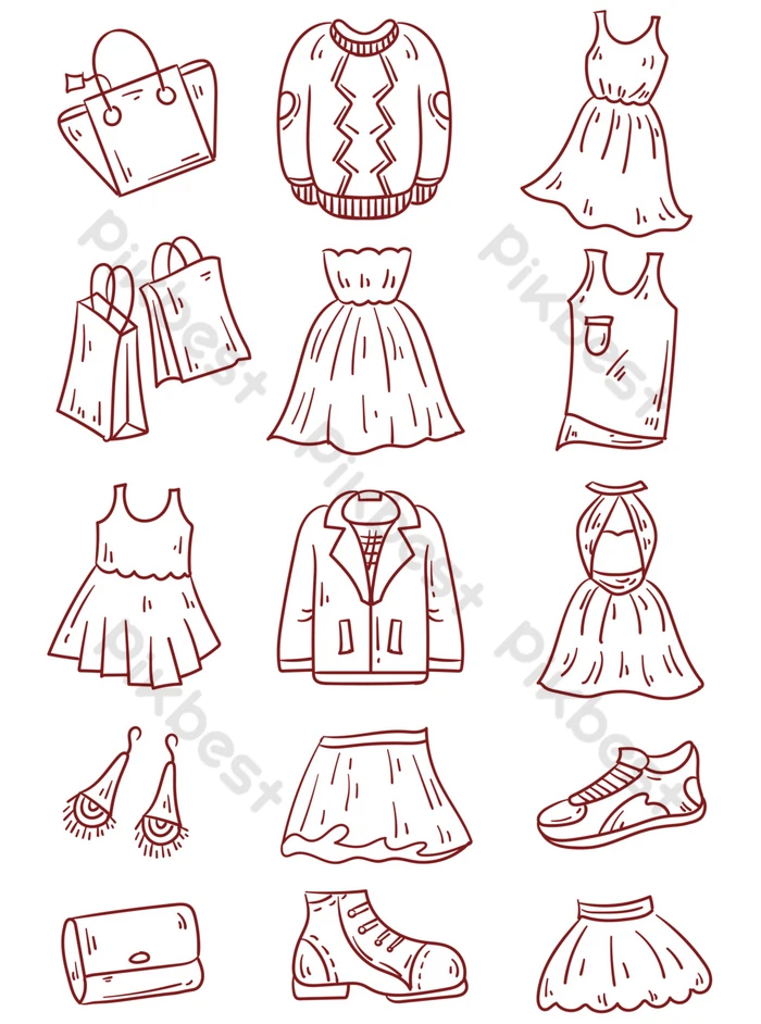 Mẹo đơn giản để vẽ quần áo và váy  Vẽ Từng Nét Nhỏ  Vải vóc Thời trang  Trang phục nữ