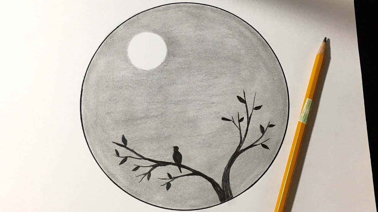 Cách vẽ mặt trăng  Dạy Vẽ
