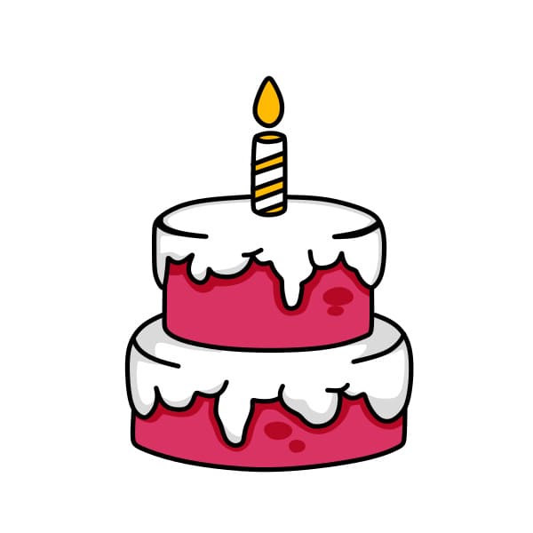 27 Tranh tô màu bánh kem sinh nhật vui vẻ cho trẻ  Hình Ảnh Đẹp HD