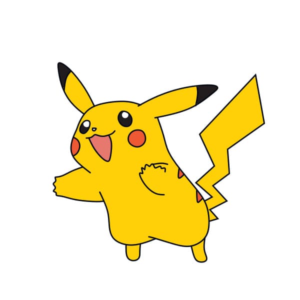 Hình Vẽ Pikachu Dễ Thương Đẹp Và Đáng Yêu, Bộ Tranh Tô Màu Pikachu Đẹp
