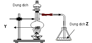 Hình vẽ mô tả thí nghiệm phân tích nguyên tố trong chất hữu cơ X  CxHyOzNt Cho các nhận xét sau a Thí nghiệm trên nhằm mục đích xác  định tính C