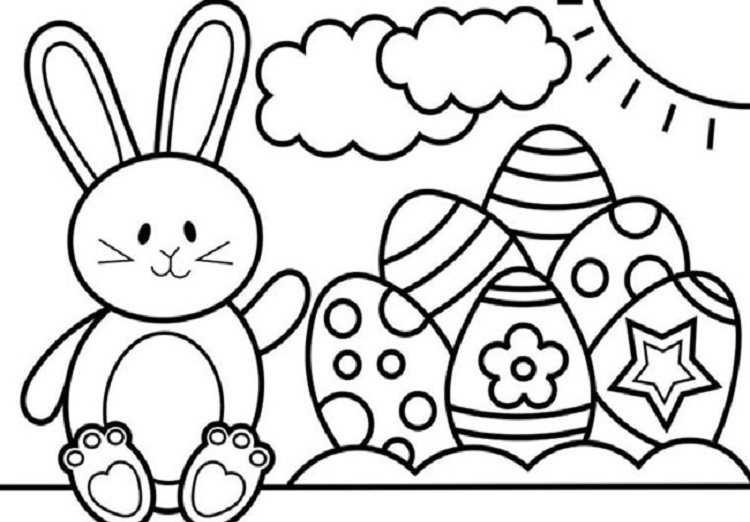 Hình Vẽ Thỏ Ngộ Nghĩnh - Tô Màu Vẽ Con Thỏ Ngộ Nghĩnh Đáng Yêu