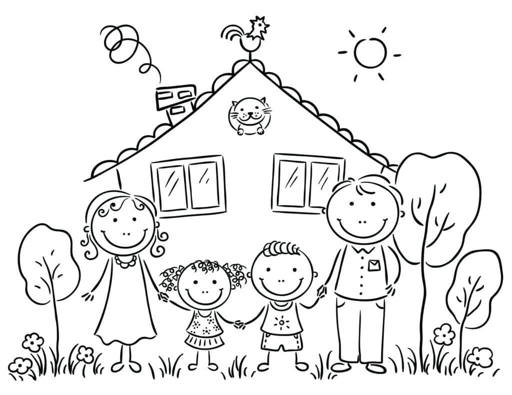 Hướng dẫn Cách vẽ tranh gia đình đơn giản Những mẹo hữu ích