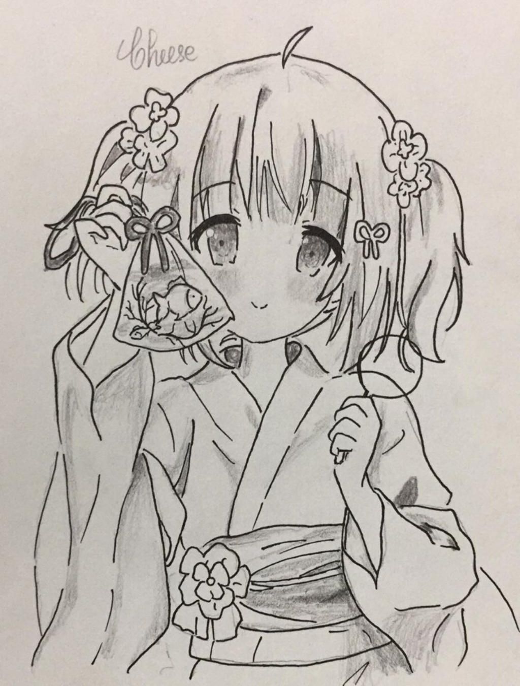 Cách Vẽ Chibi Bằng Bút Chì Tuyệt Đẹp, Ghim Trên Hướng Dẫn Anime