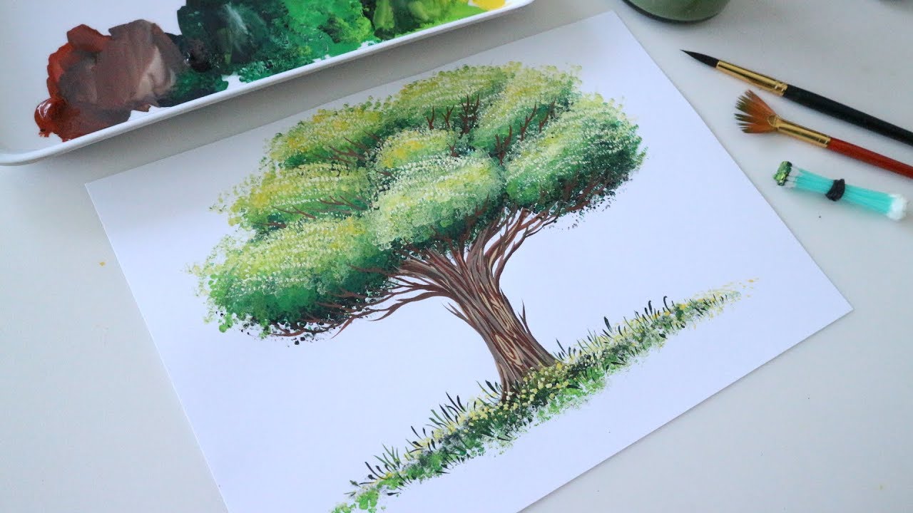 Đặt bút vẽ một chiếc cây mỗi người cho ra một tác phẩm riêng Bạn có biết  tác phẩm của người hướng nội khác người hướng ngoại ở điểm nào không