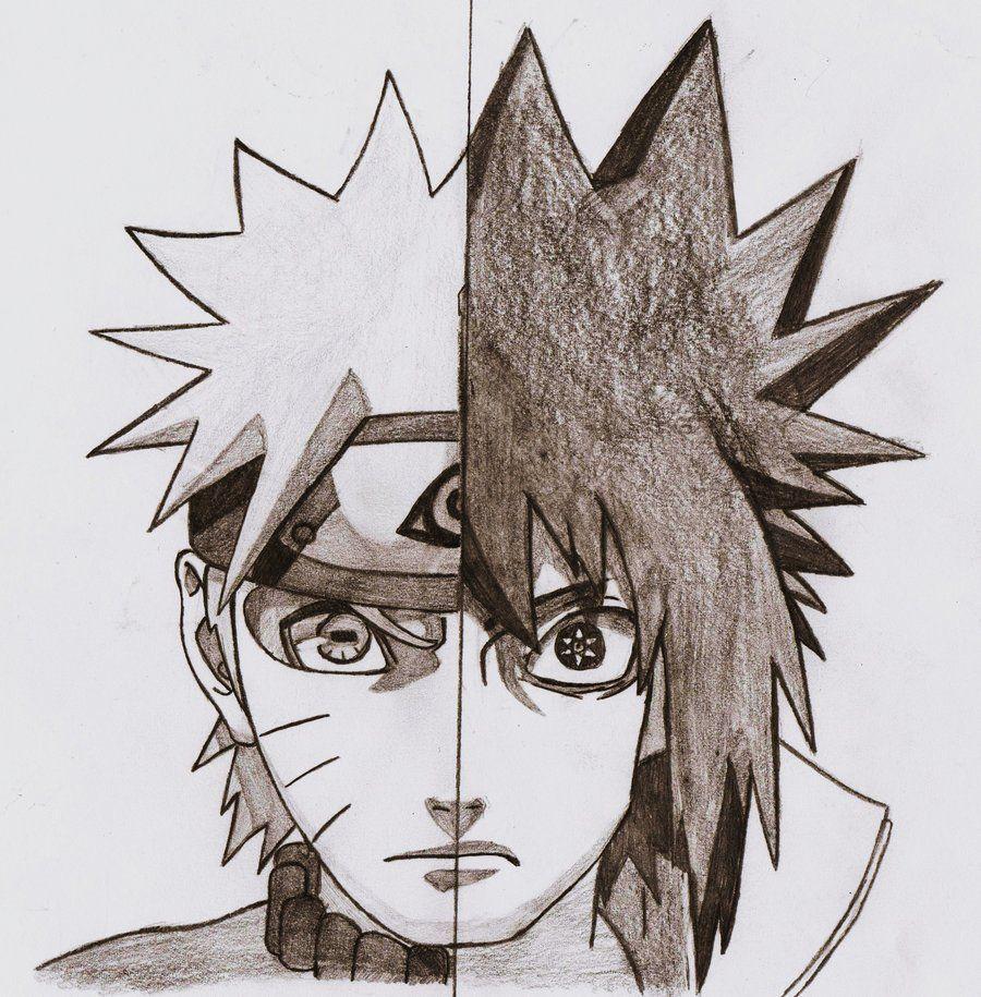 Vẽ Naruto vs Sasuke và cái kết #vetranh #vechandung #draw #art #drawin... |  TikTok