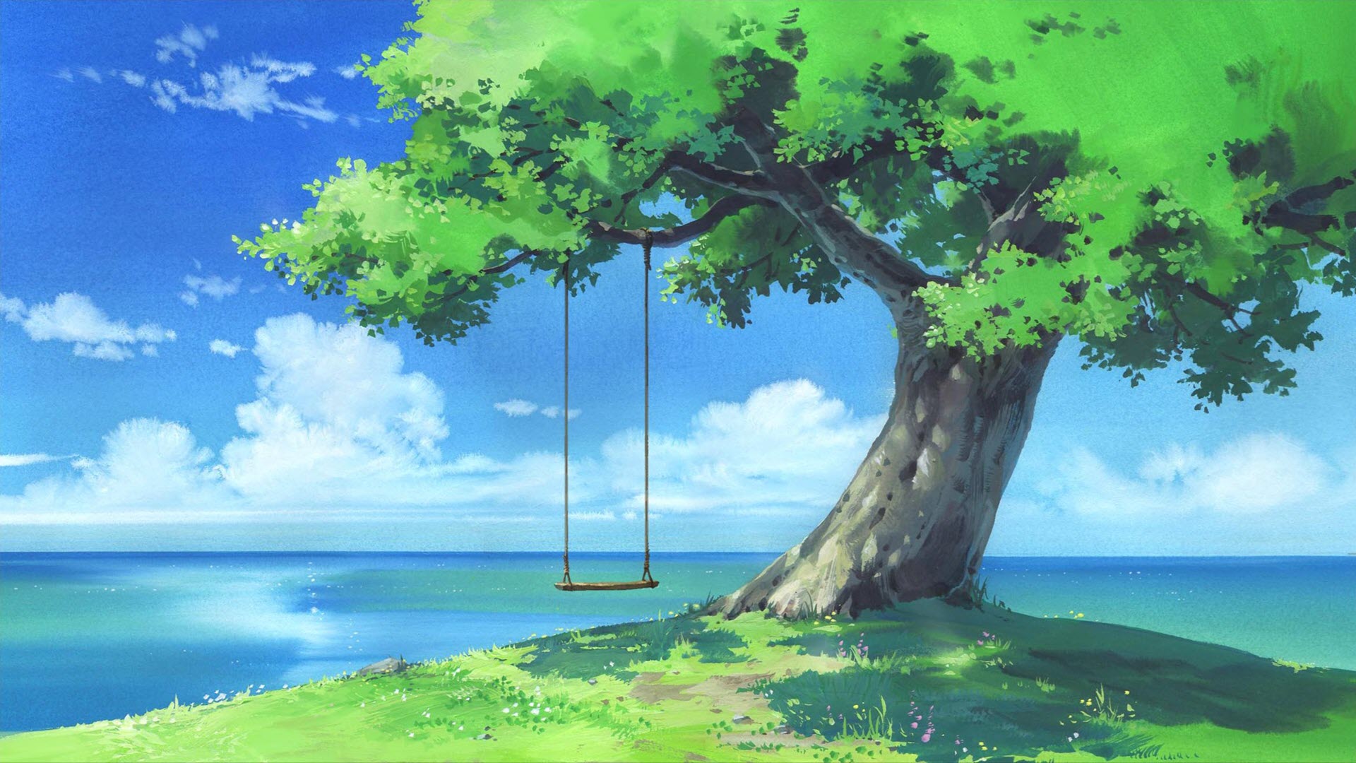 Top 10 ảnh anime phong cảnh mùa hè đẹp lung linh cho bạn thưởng thức