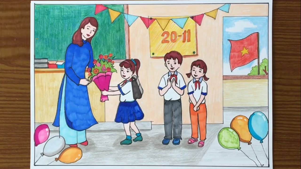 Vẽ tranh 2011 đơn giản đẹp nhất cho lớp 3 8 mọi lứa tuổi  TRẦN HƯNG ĐẠO